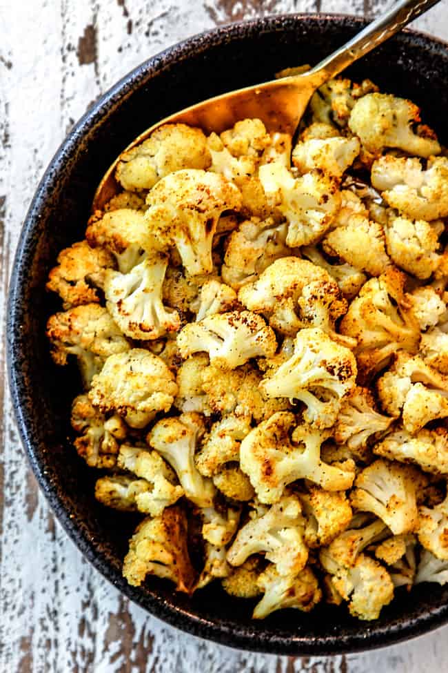 Container of Roasted Cauliflower