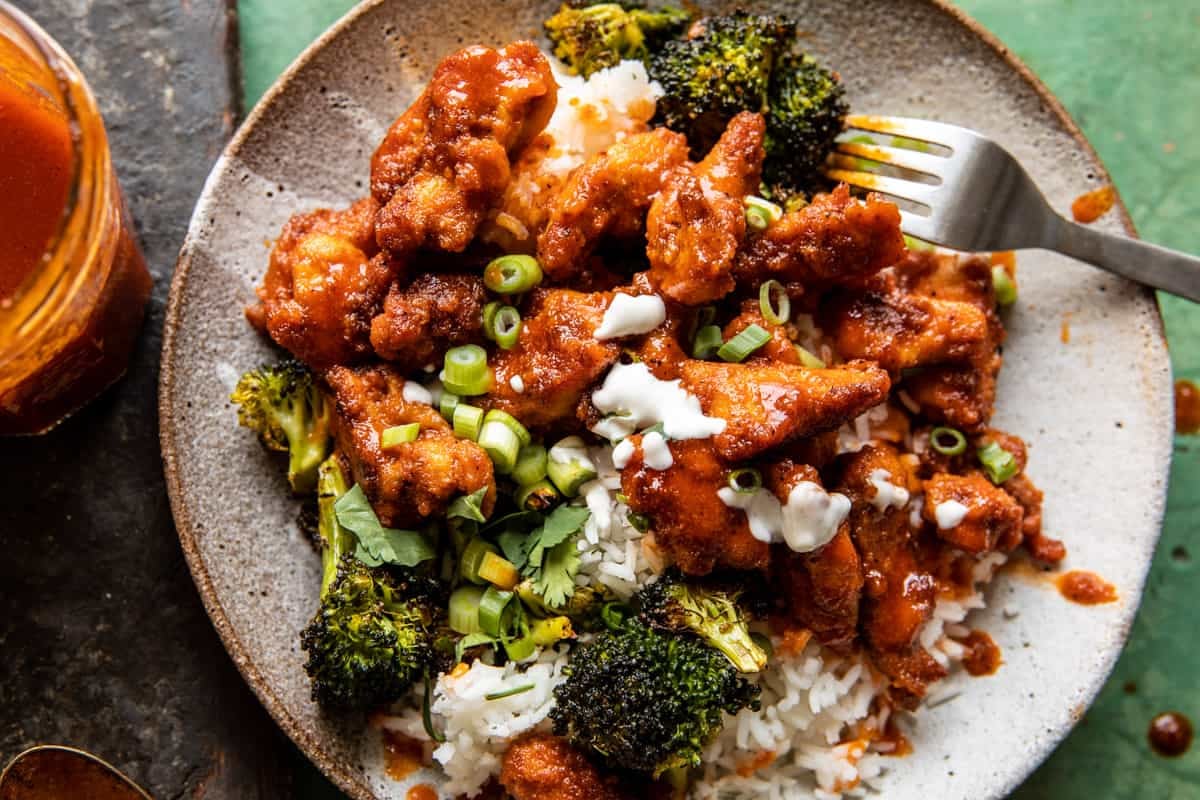 *PROTEIN & SAUCE ONLY* Buffalo Ranch Chicken Bowl - CHICKEN BREAST - REGULAR Portion