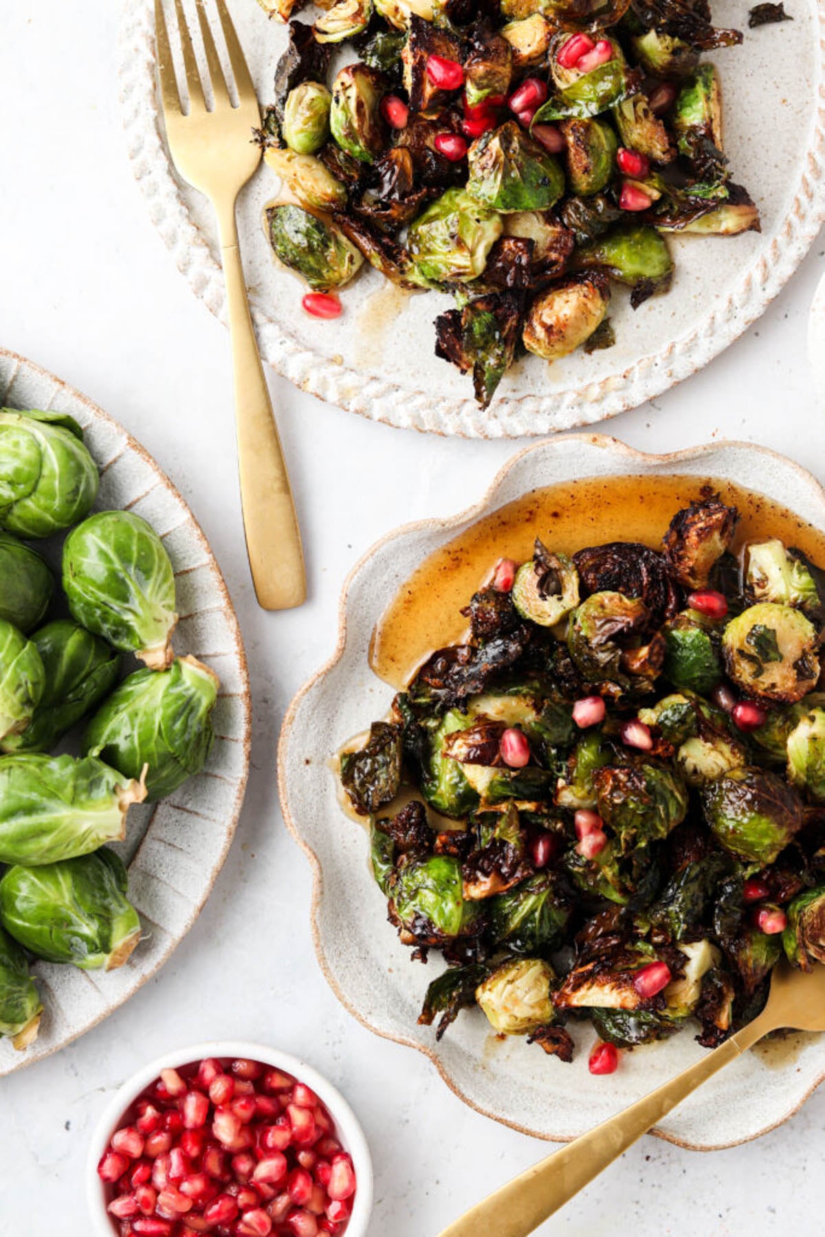 NEW! Container of Balsamic Maple Brussel Sprouts for Thanksgiving