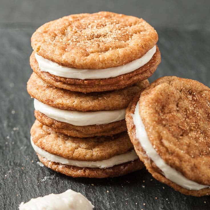 NEW! Snickerdoodle Cookie Sandwich - One Dozen