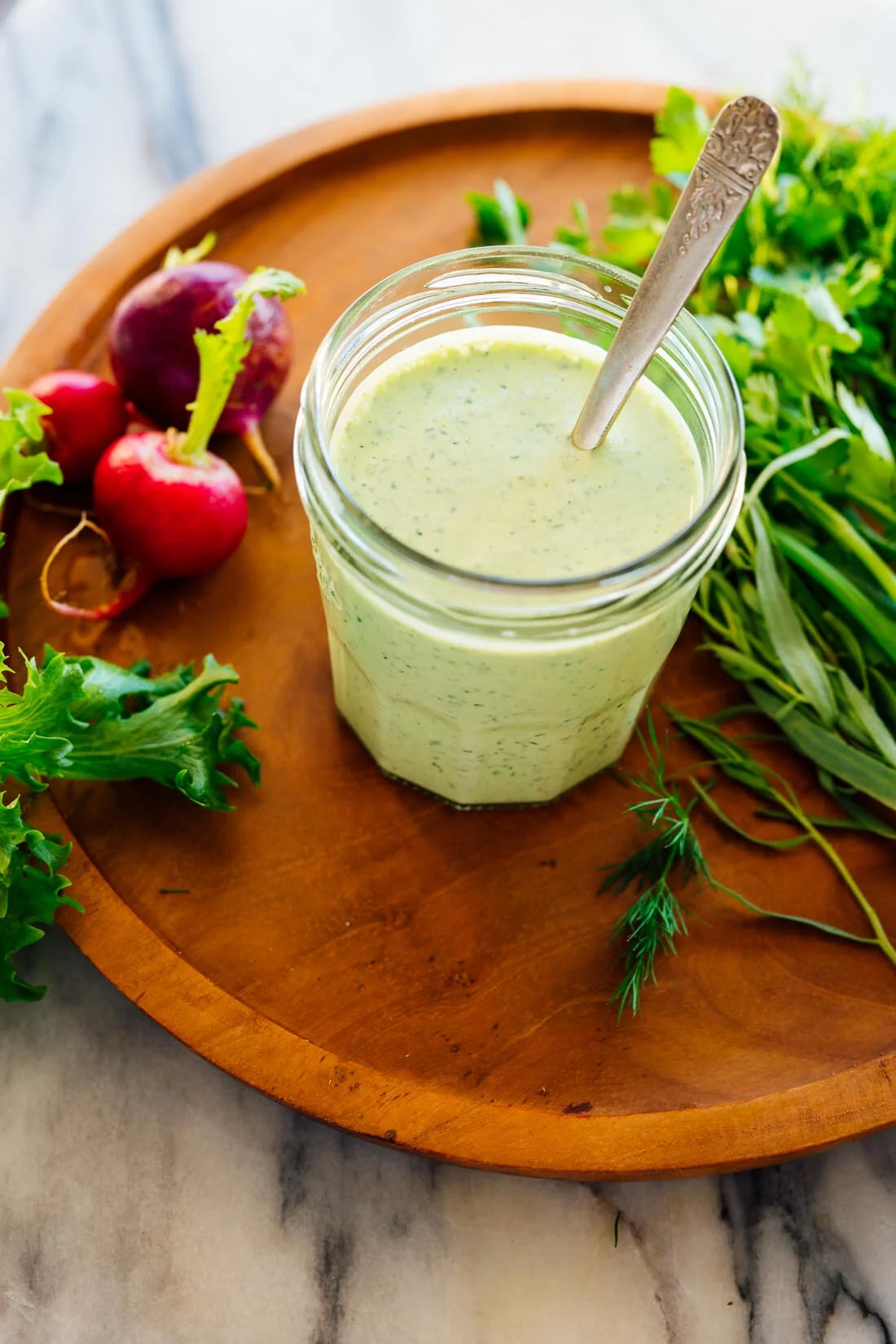8 ounce Container of Green Goddess Sauce