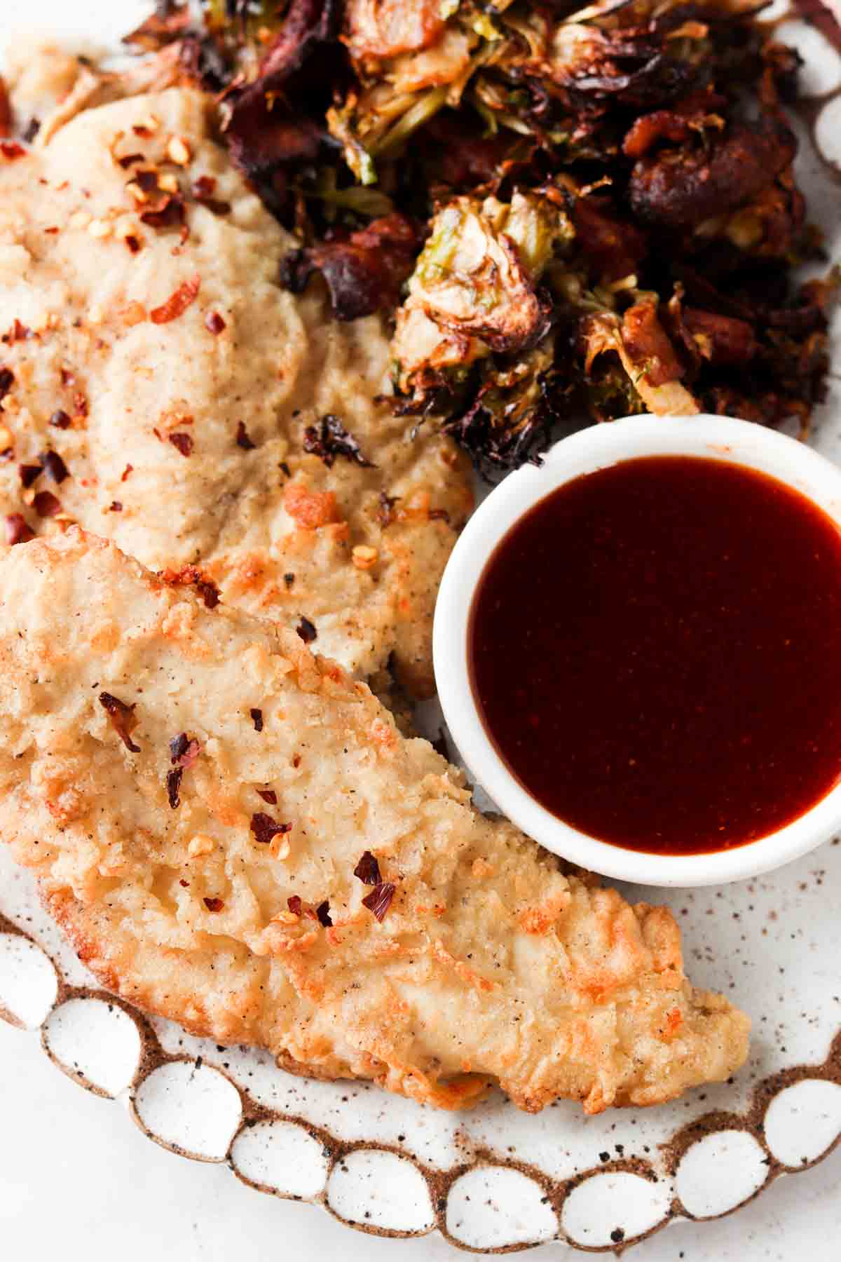 *PROTEIN & SAUCE ONLY* Hot Honey Chicken - CHICKEN THIGHS -  REGULAR Portion