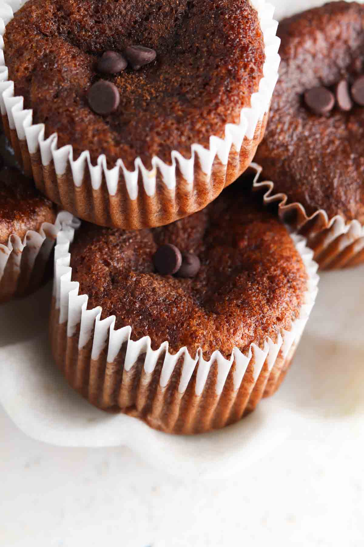 Banana Maple Muffins with Cinnamon Glaze - One Dozen