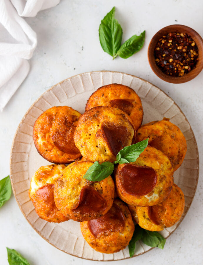 Pizza Egg Muffins - Half Dozen