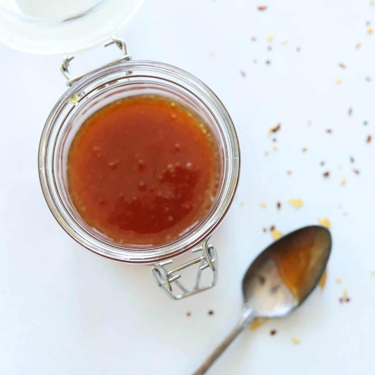 16 Ounce Container of Hot Honey Sauce