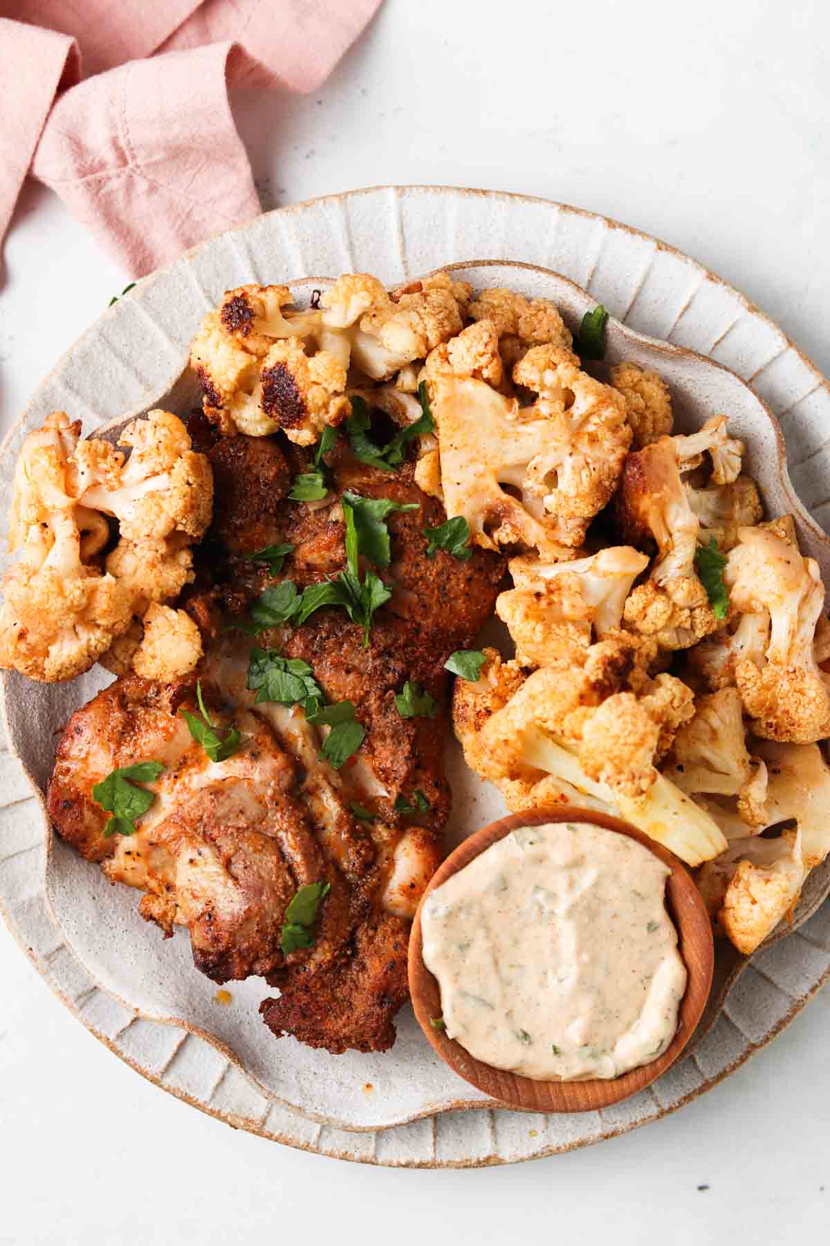 Family Portion Street Taco Bowls with Lime Cilantro Aioli - CHICKEN THIGHS - FAMILY Portion