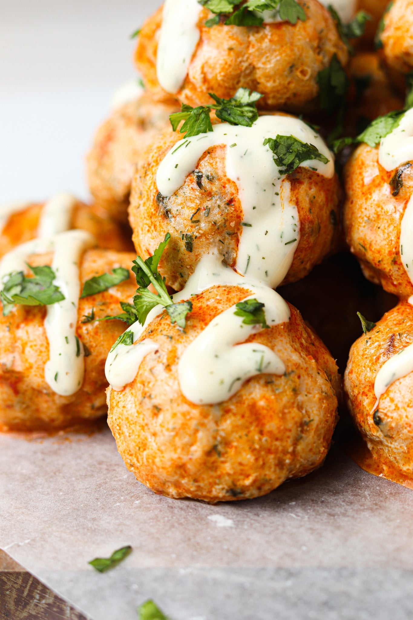 Family Serving of Buffalo Chicken Meatball Bowl - FAMILY Portion