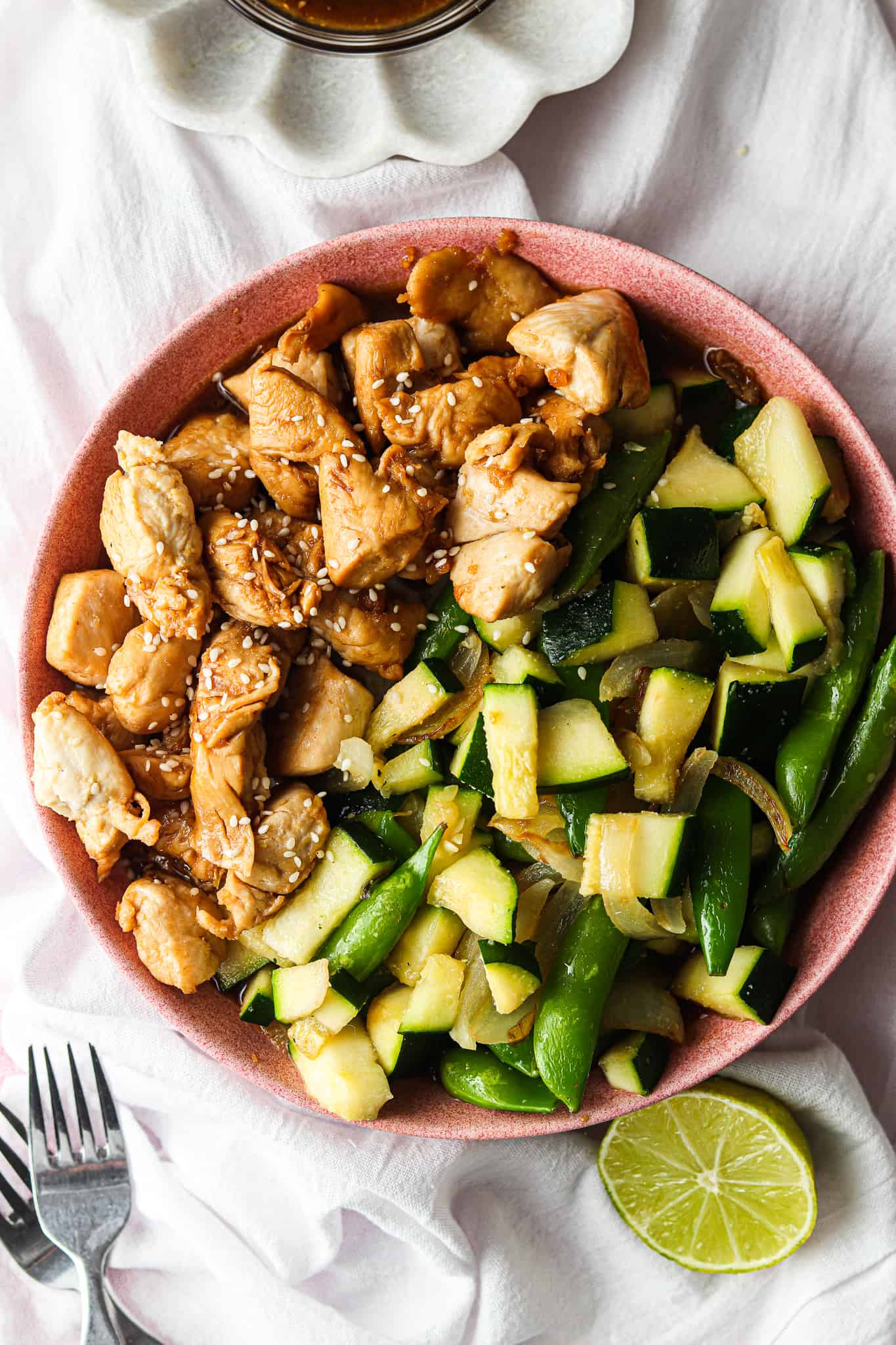 Family Portion of Chicken Teriyaki Bowl - CHICKEN BREAST - FAMILY Portion