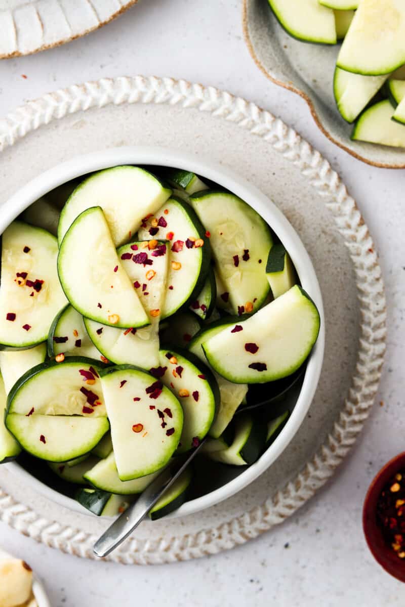 Container of Zucchini