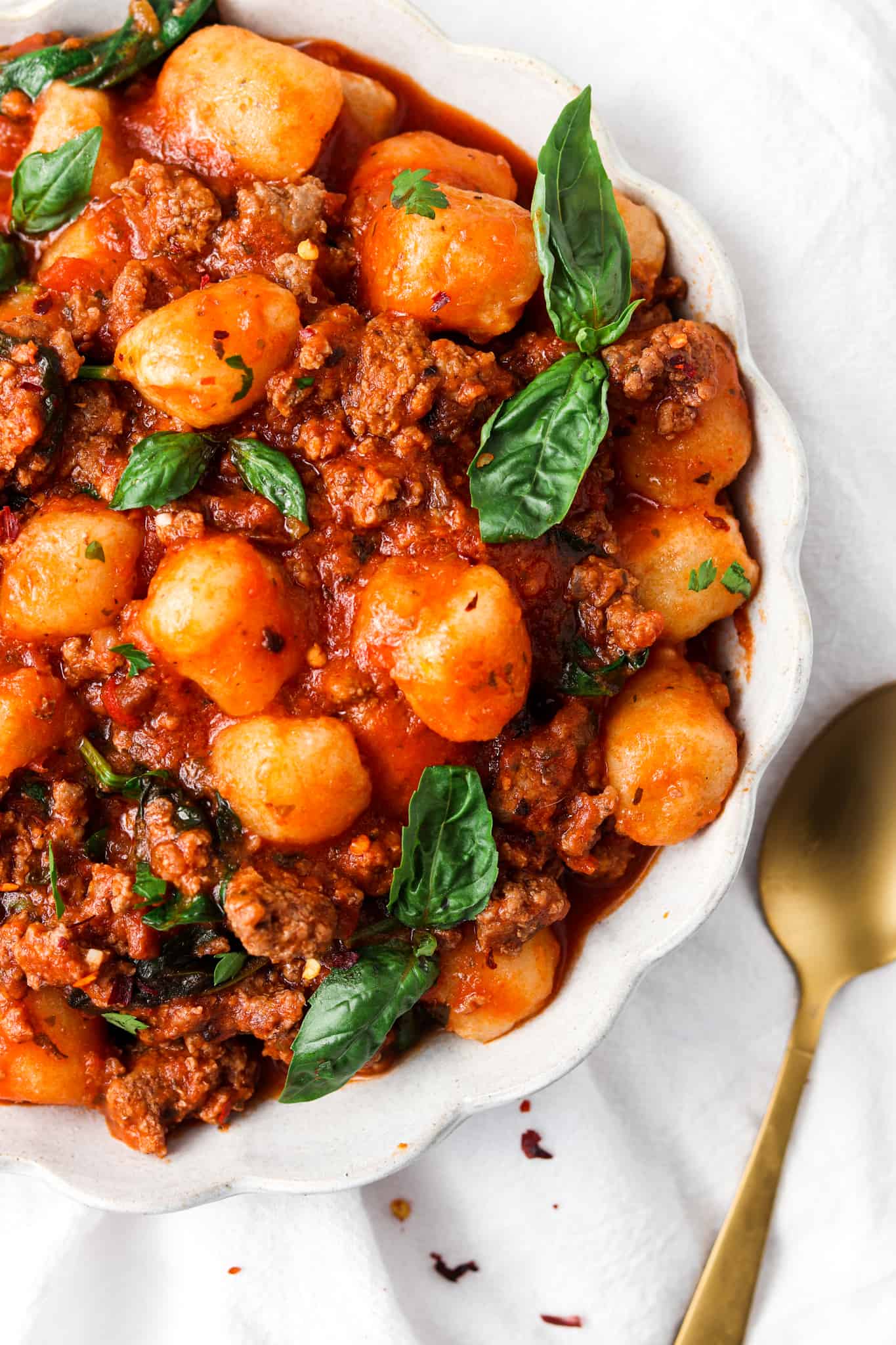 Ground Turkey Cauliflower Gnocchi Bolognese - MINI Portion