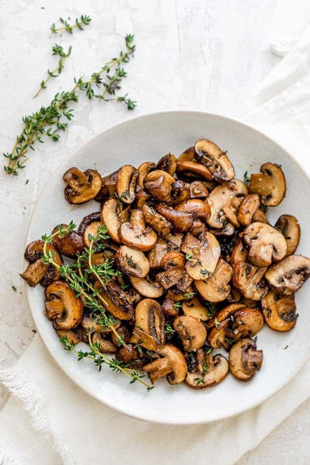 Container of Mushrooms