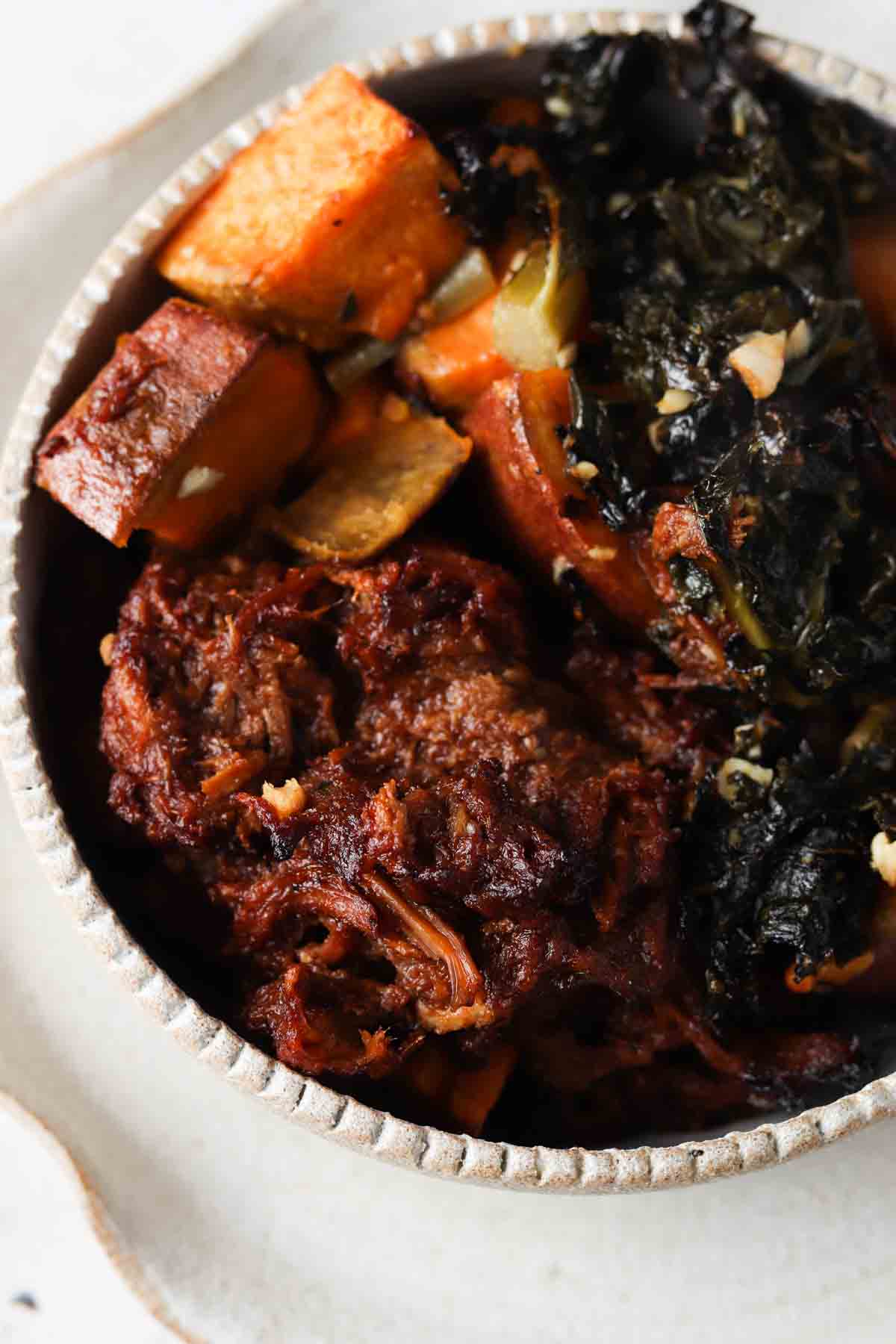 *PROTEIN AND SAUCE ONLY* BBQ Pulled Pork Bowl - REGULAR Portion
