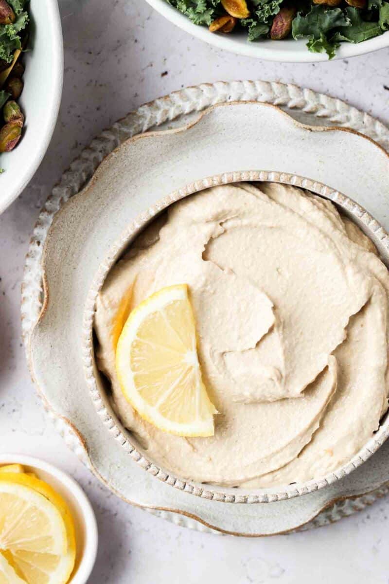 8 ounce Container of Lemon Tahini Dressing