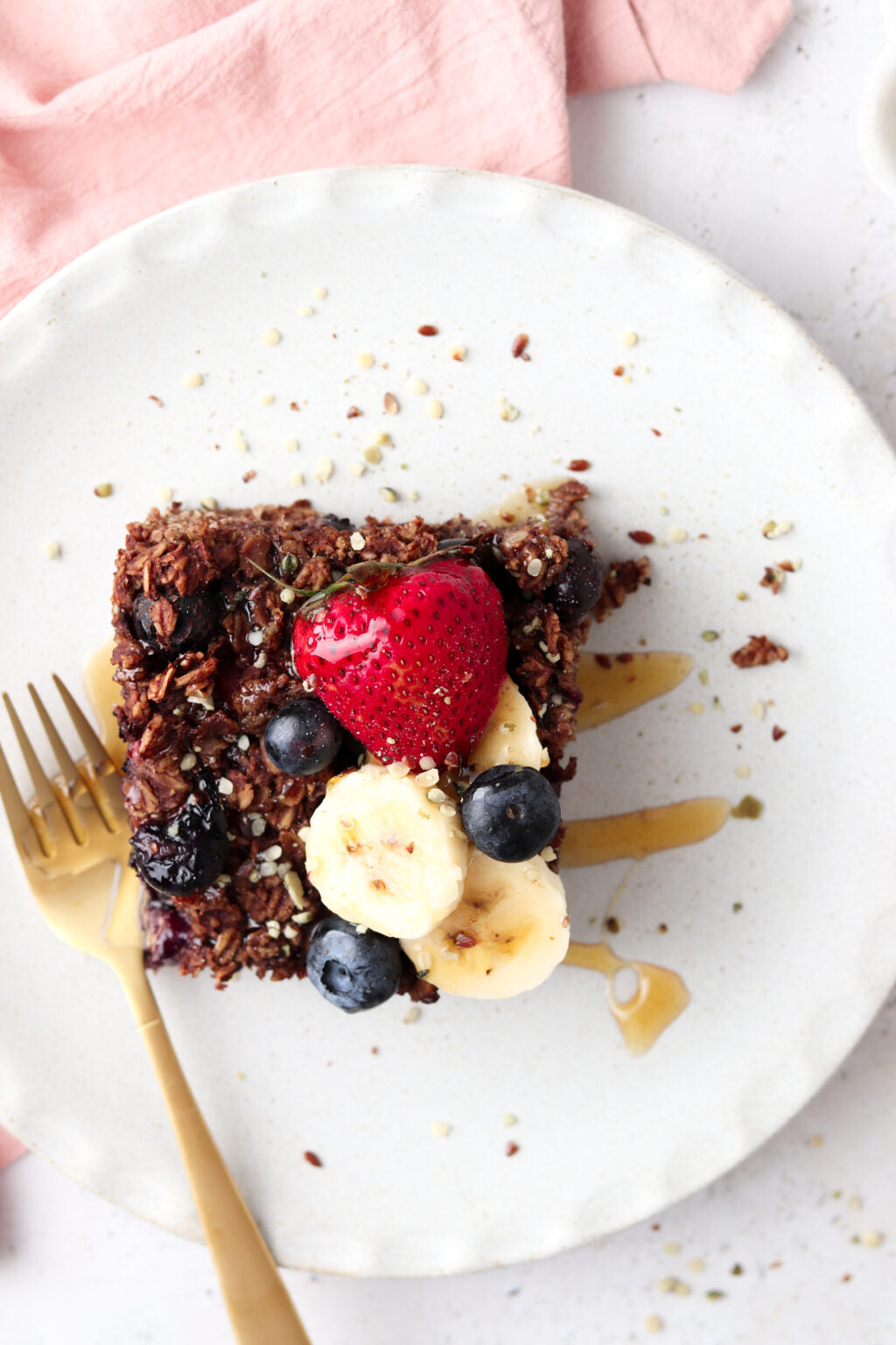 Chocolate Banana Oat Bars