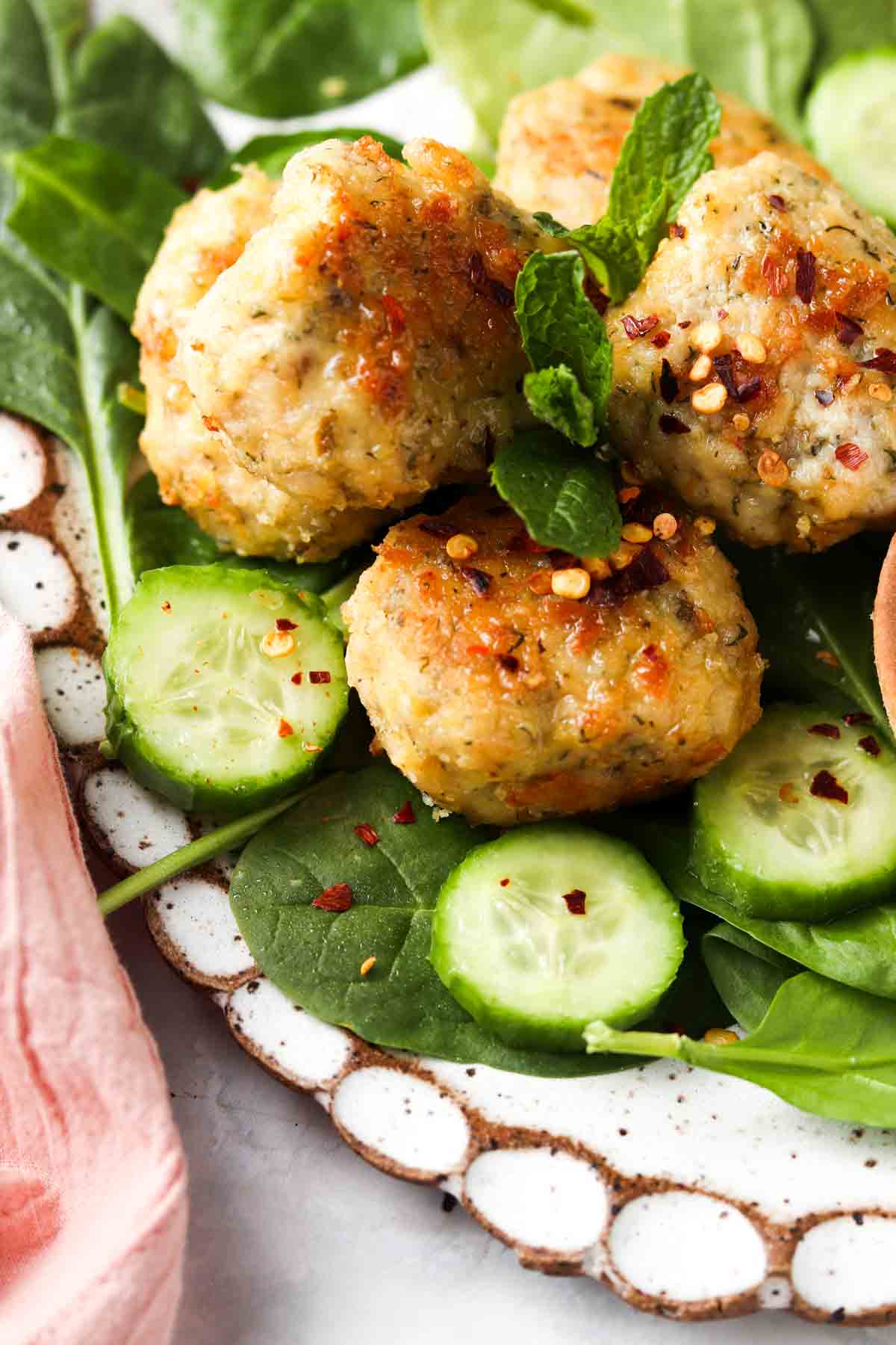 Greek Chicken Meatballs - REGULAR Portion
