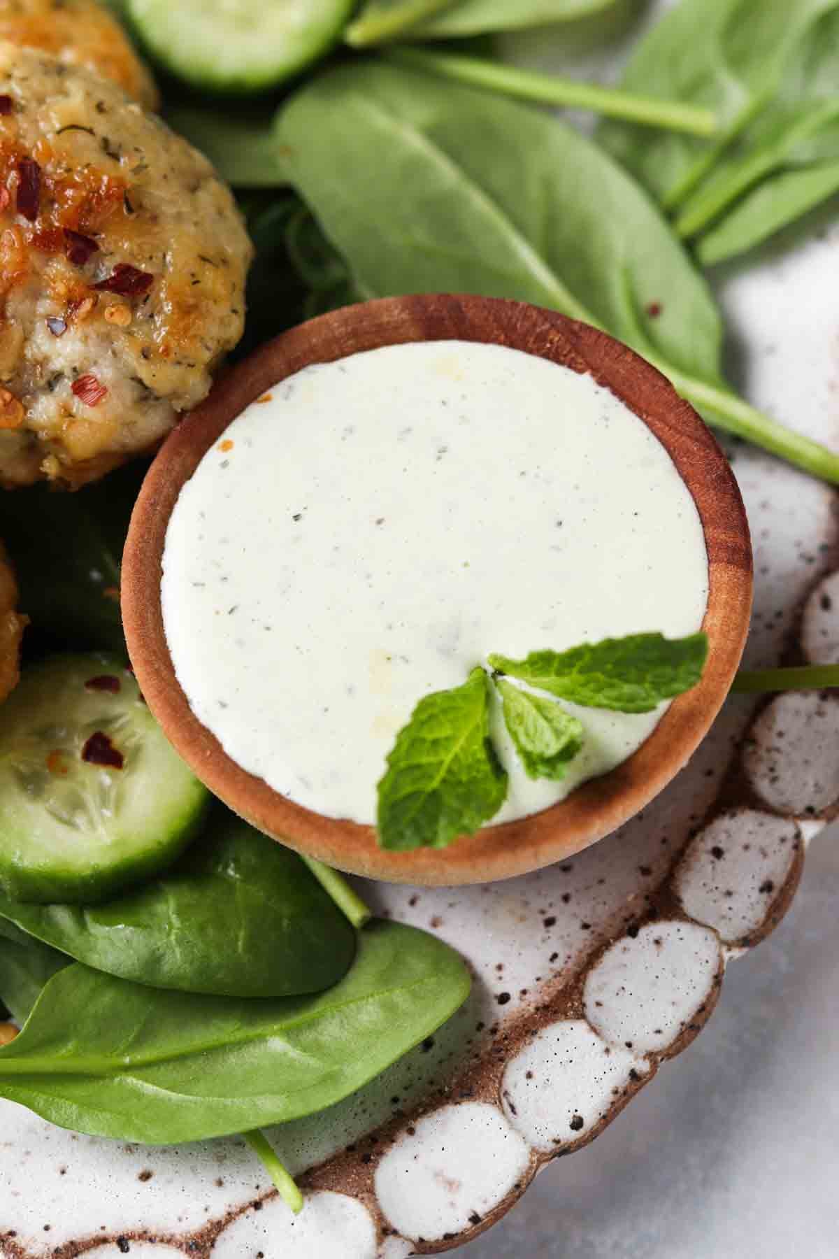 16 ounce Container of Tzatziki Sauce