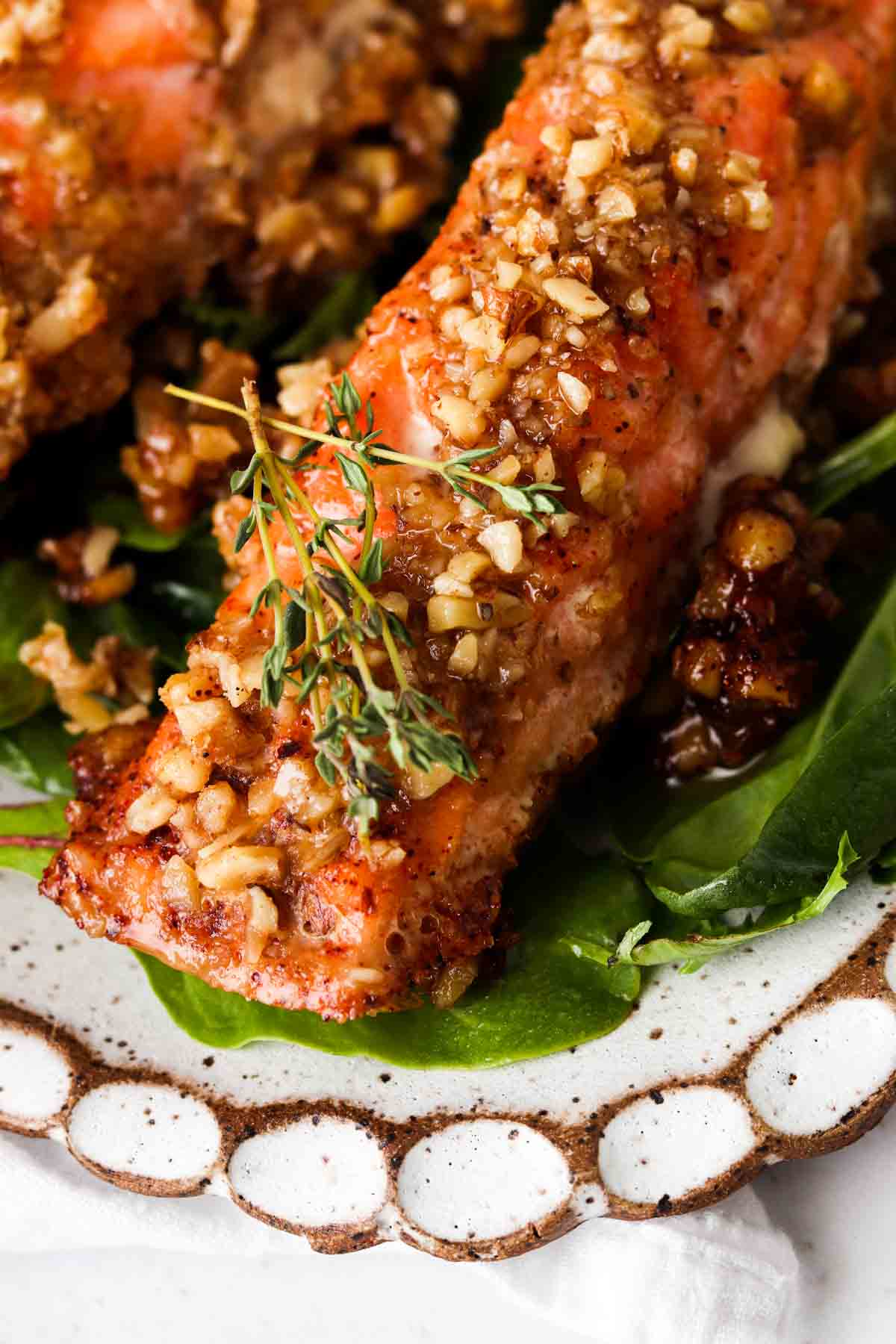 Maple Walnut Crusted Salmon - REGULAR Portion