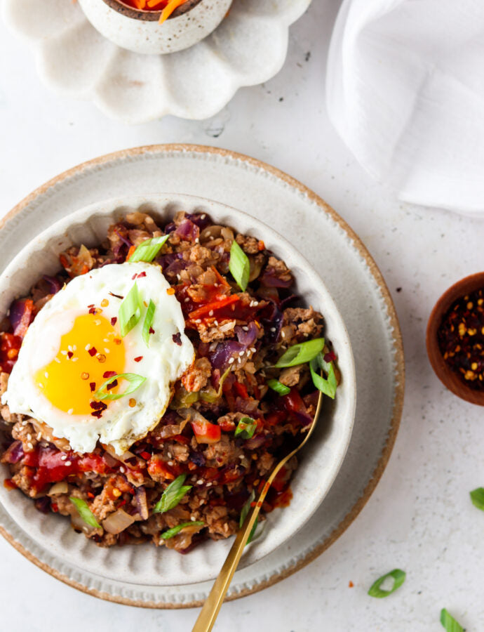 Egg Roll In A Bowl - PORK - MINI Portion