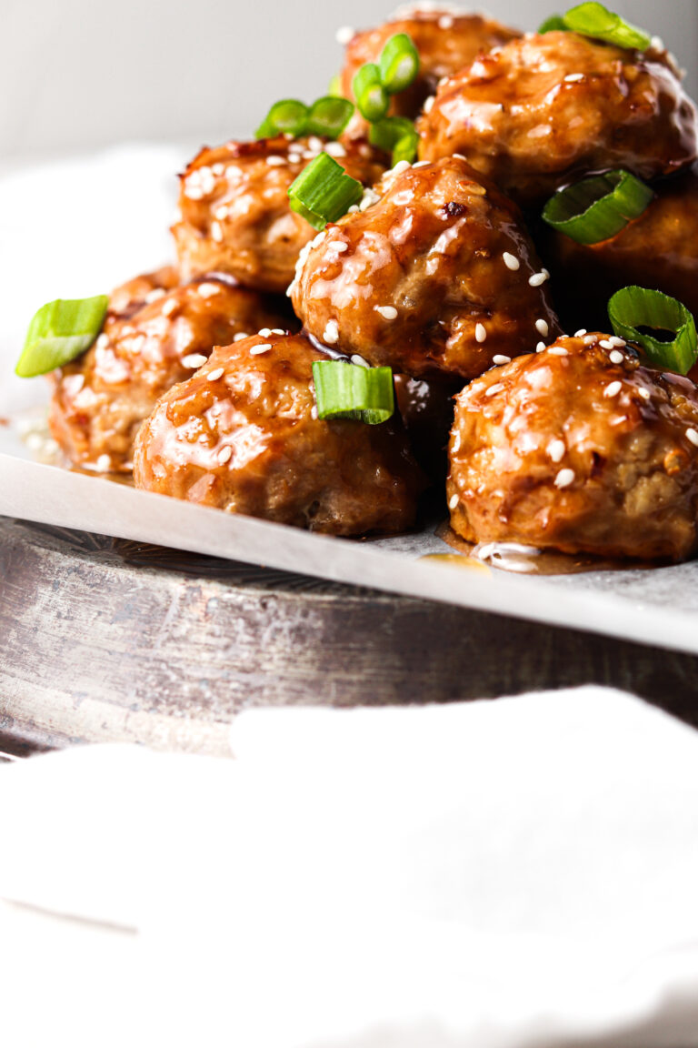*PROTEIN & SAUCE ONLY* Asian Meatball Bowl - BEEF - REGULAR Portion
