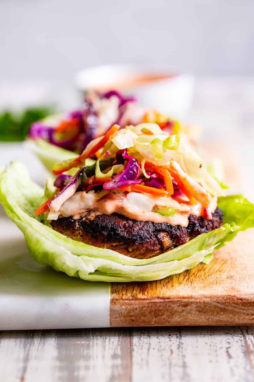 NEW! Meatless Thai Portobello Burger Bowl - REGULAR Portion