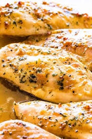 Individual Serving of Seasoned and Baked Tender Chicken Breasts