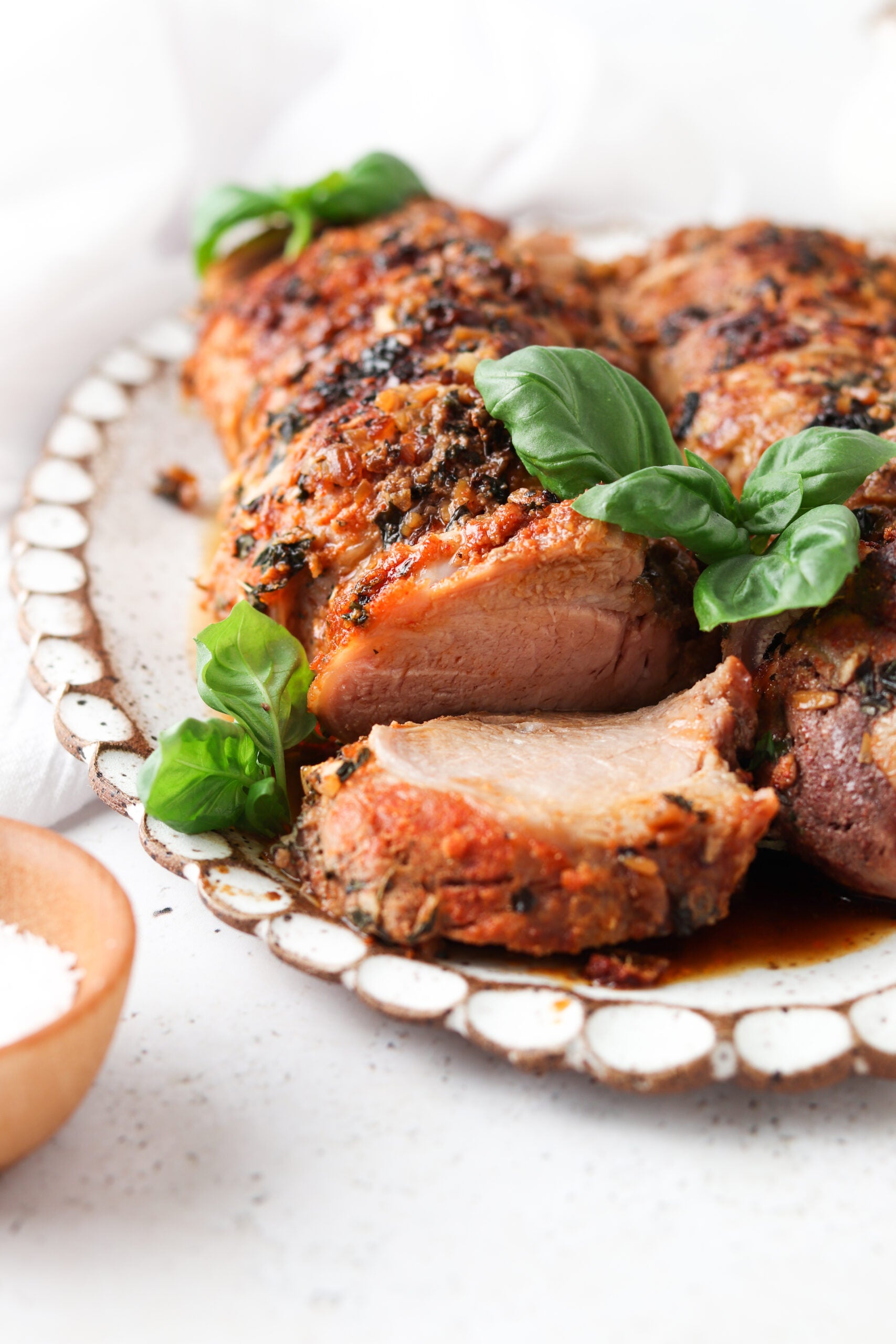 *PROTEIN & SAUCE ONLY* Herb Crusted Pork Tenderloin - REGULAR Portion